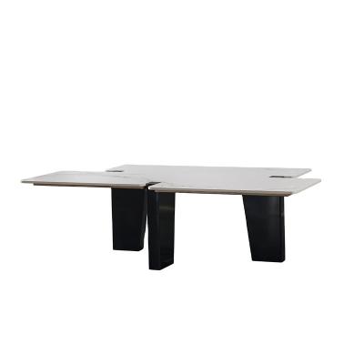 China Unique custom modern marble height design coffee table luxury living room furniture convertible desk for sale