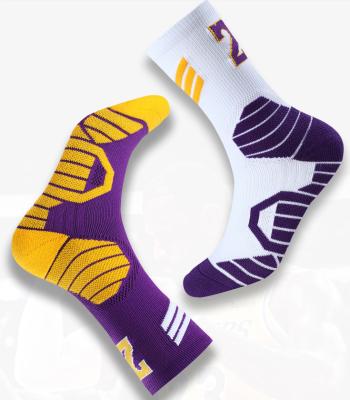 China Good Quality Breathable Custom Various Sports Socks Customizable Spring Man Basketball Socks for sale