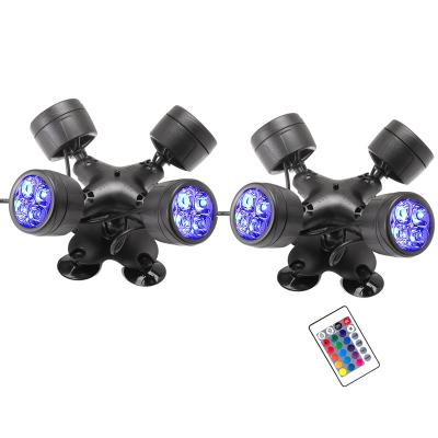 China Pool factory wholesale price Ip68 waterproof RGB 8w*2 underwater led outdoor light for pool pond and fountain for sale