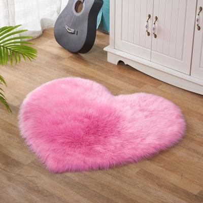 China Washable Soft Thick Thick Fur Floor Christmas Rug Faux Fur Floor Blanket for sale