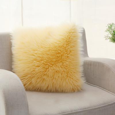 China Fire Retardant Nordic Plush Tile Plush Square Shaped Sofa Pillow For Home for sale