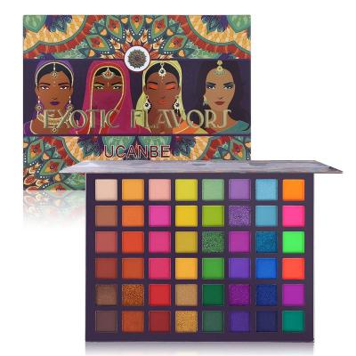 China Waterproof 48color Pigmented Makeup Palletes Private Label Large Eco-Friendly Eyeshadow Palette for sale