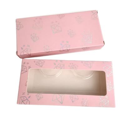 China Unique Design Recyclable Colorful Recycle Blank Private Label Logo Packaging Eyelashes Boxes Case Custom for sale