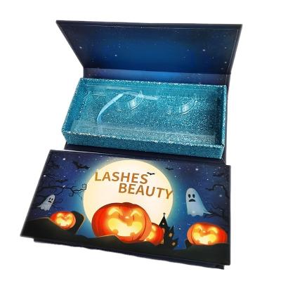 China 2022 Recyclable Customized 3d Rectangular Luxury 25mm Mink Empty Eyelash Packaging Box for sale