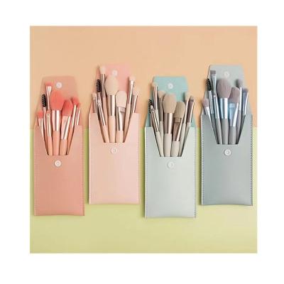 China Angular Blush Amazon 8pcs Hot Sale High Quality Custom Makeup Brush Logo Makeup Brush Set Makeup Brush Set for sale