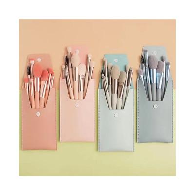 China Angular Blush 2021 Wholesale Makeup Brush Set Makeup Brush Hot Sale Makeup Brush Set Eyeshadow Palette 8pcs for sale