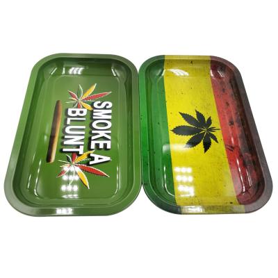 China Medium Size Lvhe Hot Sale 27cm Wholesale Metal Rolling Tray Weed for sale