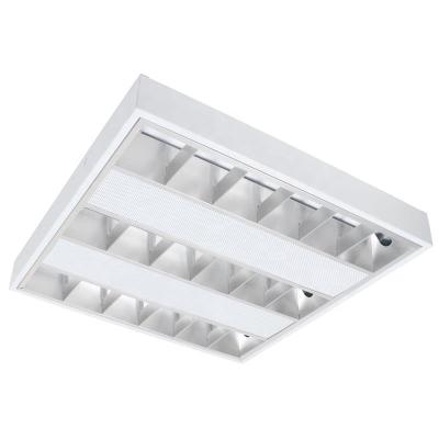 China LED Panel Lights Low Brightness Double Parabolic With Holes Panel T5 Led Surface Mounted Light Fixture for sale