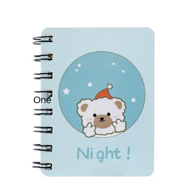 China Funny Mini Cartoon Bear Kids Gift School Supplies Kids Diary Notebook Exercise Book Notebook for sale