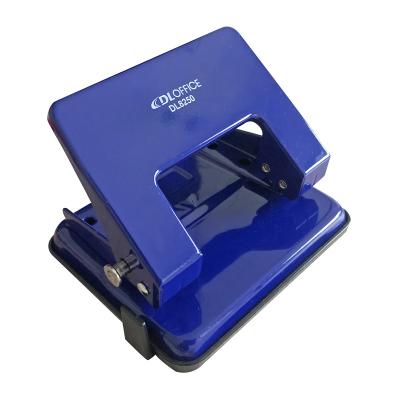 China Office Supplies Loose Leaf Hole Punch Porous Manual Round Two-hole Punch 11*9 for sale