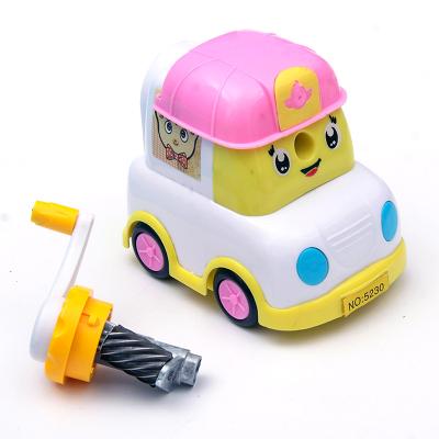 China Plastic Mechanical Fancy Desk and School Supplies Simple Sharpener Desktop Pencil Sharpener for Students for sale