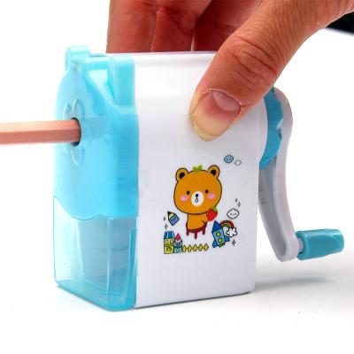 China Plastic Mechanical Fancy Desk and School Supplies Simple Sharpener Desktop Pencil Sharpener for Students for sale