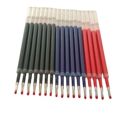 China Wholesale RECHARGE Pen Refill Cheap High Quality Writing Smoothly Blue Black Red Ink Pen Refill for sale