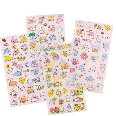 China Creative Cute Mobile Phone Stickers Cat Cartoon Stickers Album Children's Decorative Printed Sticker for sale