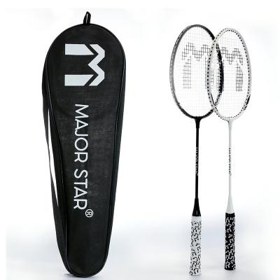 China Black And White Durable Type With Stylish Badminton Racket Sports Indoor Recreational Tools for sale