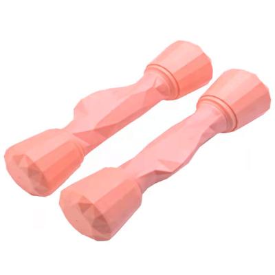 China Adjustable Home Training Strength Diamond Dumbbell Size Environmental Protection Thin Plastic Bag Portable Fitness Rubber Covered for sale