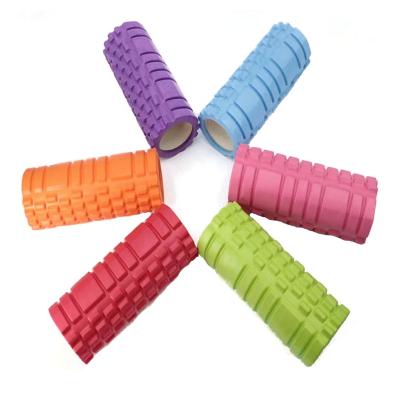 China Durable Hollow Roller Roller Hollow Wheel EVA Foam Shaft Muscle Relaxation Foam Leg Spine Yoga Mace Exercise Fitness Fascia Langya Bar for sale