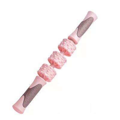 China Muscle Relax Slim Foam Shaft Muscle Relaxation Leg Wolf Tooth Massage Bar Yoga Roller Fitness Equipment. for sale