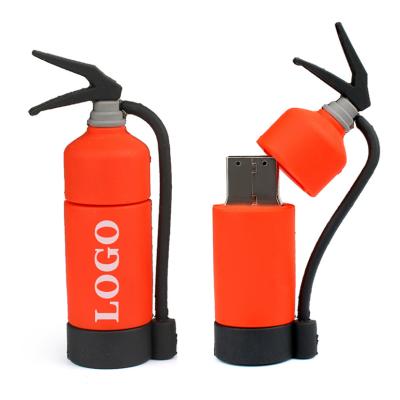 China PVC Fire Extinguisher USB Flash Drive 2.0 Customized Customized Reader 3.0/personalizados PVC USB Design for sale