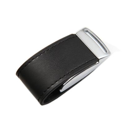 China Logo Printed Full Capacity 8gb 16gb 32gb usb flash drive leather pen usb drive for sale