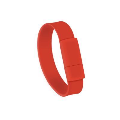 China Hot Selling USB 2.0 Inch Silicone Wristband Silicone Workout Flash Training Wristband Hot Gift Model for sale