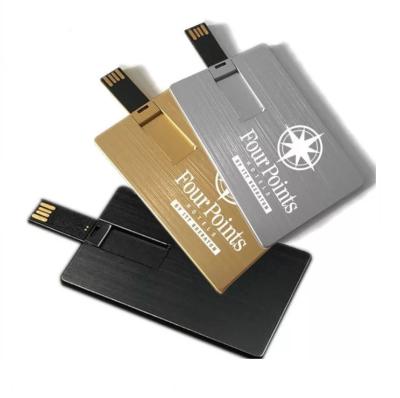 China 8GB 16GB 32GB Reader 8GB 16GB 32GB Metal Credit Card / USB3.0 Metal Credit Card USB 32gb Business Card Flash Drive for sale