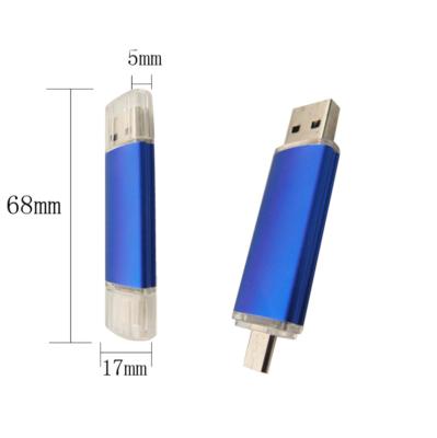 China Hot Selling Metal USB OTG Flash Drive 64 GB USB OTG Flash Drives for sale