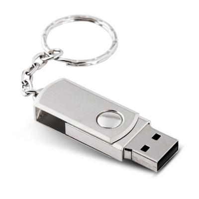 China Metal Swivel USB 2.0 Flash Drive With PP Box Logo Custom Usb Flash Drive Stainless Steel for sale