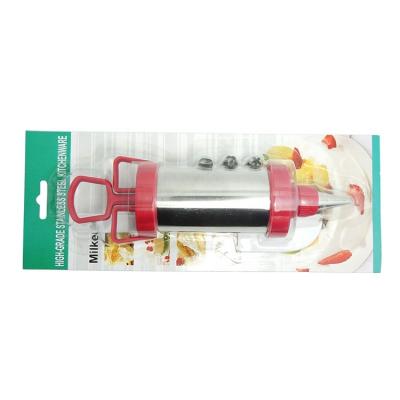 China UJ-IS002 Sustainable 5pcs Icing Syringe With Nozzles Set Cake Cookie Decorating Tool Kit for sale