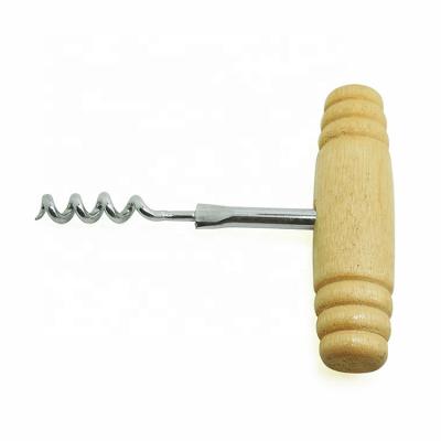 China UJ-WT043 Sustainable Wooden Handle Corkscrew Wine Corkscrew for sale