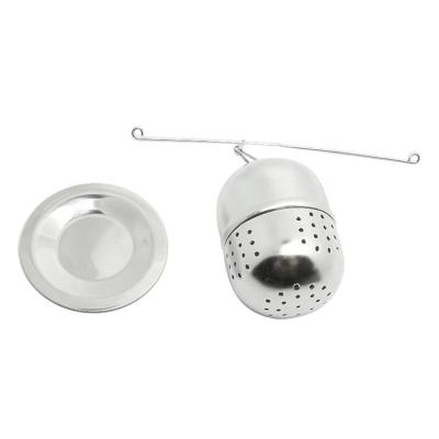 China UJ-TI020 3.8cm Diameter Stainless Steel Viable Tea Infuser With Stand Tea Strainer for sale