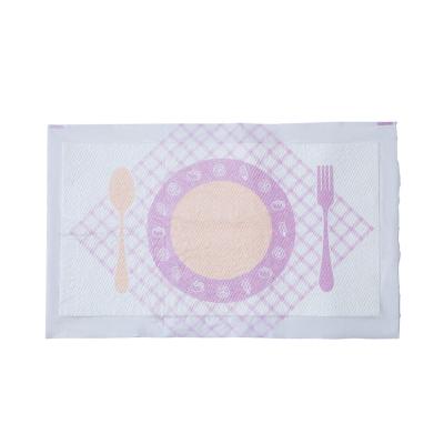 China Soft Material Eco-friendly Material Super Sanitary Pe Sticker Absorbent Disposable Baby Stocked Underpad 60*90 Place Mat for sale