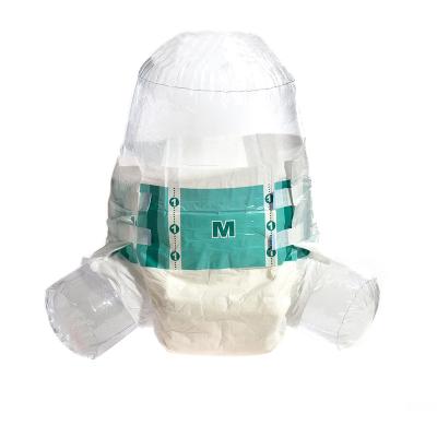 China Free Sample Biodegradable Anti Leak Printed Soft Top Disposable Diapers For Adult for sale