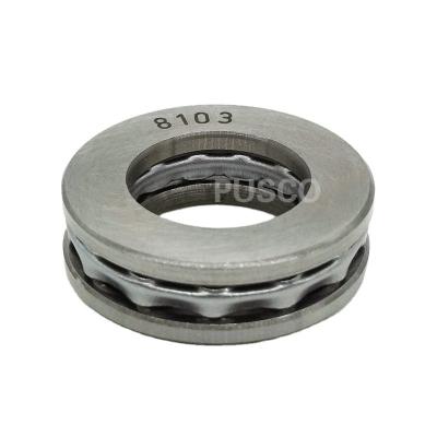 China Long Life Low Noise PUSCO Ball Bearing 8103 17x30x9mm Clutch Release Bearing 8103 For Industrial Manufacturing Thrust Ball Bearing 8103 for sale