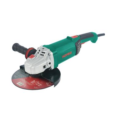 China HOPRIO HPAG2101E Industry 2800W 230mm Brushless Industry Machine Tools AC Motor High Quality Angle Grinder for sale