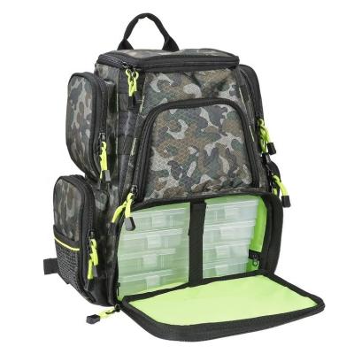 China UNIVERSAL Wholesale Outdoor Waterproof Fishing Backpack Bags With Large Capacity Fishing Tackle Bag for sale