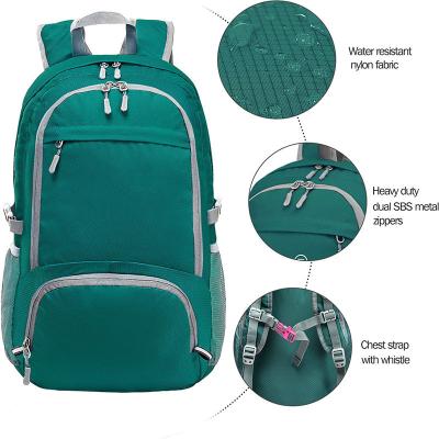 China With USB Foldable Backpack Lightweight Backpack Laptop Backpack Water Resistant For Travel Hiking Camping Men Walking Women for sale