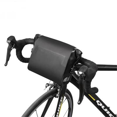 China For High Quality Waterproof Bicycle Handlebar Recycling Bag Front Bag Durable Bicycle Tool Bag Office Cylinder TPU Storage Items for sale