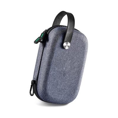 China Outdoor Camping Hiking Traveling Hot Selling Shoulder Packing EVA Leisure Beach Pencil Bag Black With Zipper for sale