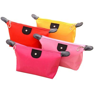 China Hot Selling Custom Printed Casual Toiletry Zipper Pouch Polyester Make Up Vanity Zipper Pockets Portable Waterproof Cosmetic Bag for sale