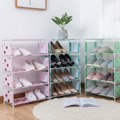 China (Other)Adjustable Multifunctional Shoe Rack Sneaker Storage Organizer Cabinet Tower with Non-Woven Fabric Shelf for Shoe Rack Shelves Shoe Racks for sale