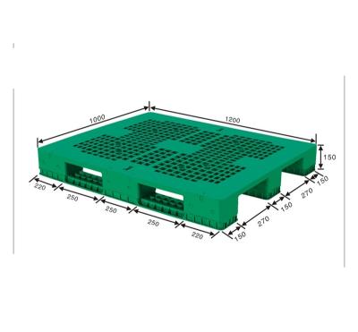 China Widely Used 100% Virgin PP/HDPE Material Industrial Stackable Plastic Pallet Containers for sale