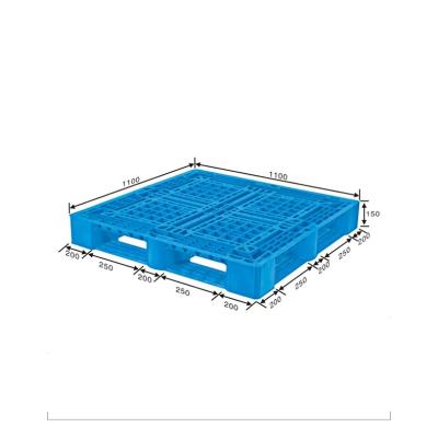 China 100% Virgin PP/HDPE Material Exquisite Structure Manufacturing Stackable Box 1200x1000 Pallet Plastic for sale