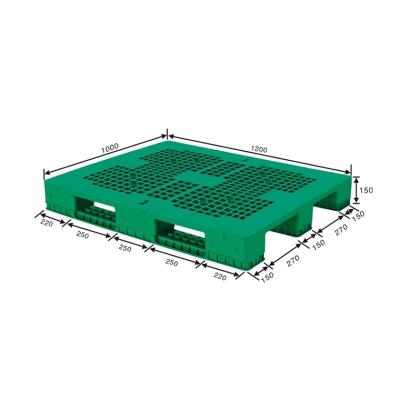 China 100% Virgin PP/HDPE Material Guaranteed Quality Good Price Great Logistics Recycle Plastic Pallets for sale