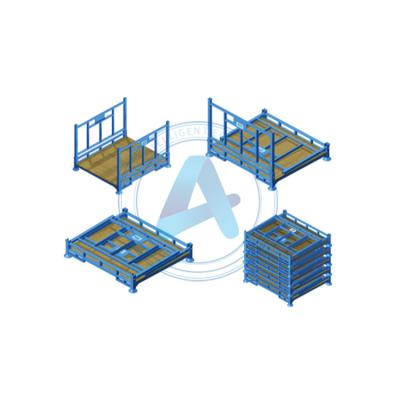 China Logistics Transport Warehouse Manufacturer Foldable Hot Dip Galvanized Steel Racking Q235 Warehouse Storage Shelves for sale