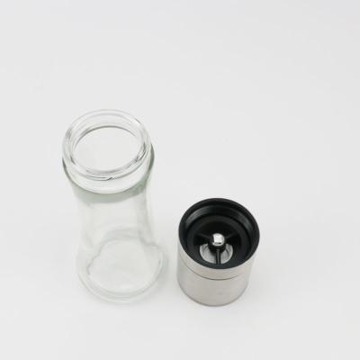 China Sustainable High Quality Disposable Mini Spice Bottle 180ml Glass Salt And Seasoning Bottle for sale