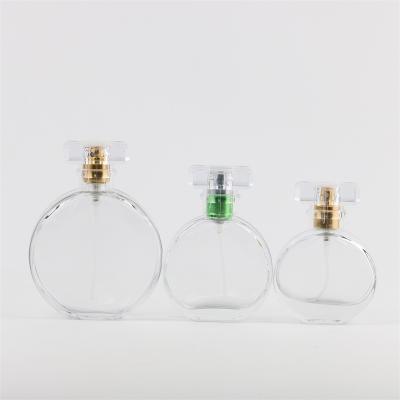 China Hot Sale 30ml 50ml 100ml Personal Care Clear Empty Glass Spray Perfume Bottles for sale