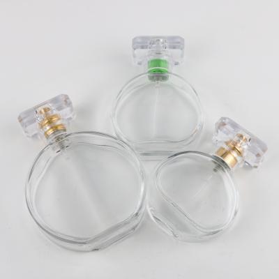 China Personal Care Well Selling 100ml Empty Unique Shaped Glass Perfume Bottle Customized With Customizable Logo for sale