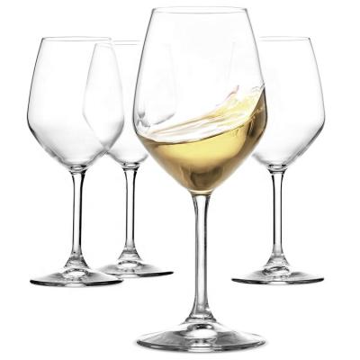 China Handcrafted Wine Glasses 100% Lead Free Recyclable Eco Friendly Premium Champagne Tall Wine Glasses for sale