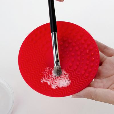 China BEILI Protable Amazone Matte Makeup Brush Cleaner Pad Silicon Makeup Brush Cleaner Pad Hot Selling Cosmetic Mat for sale